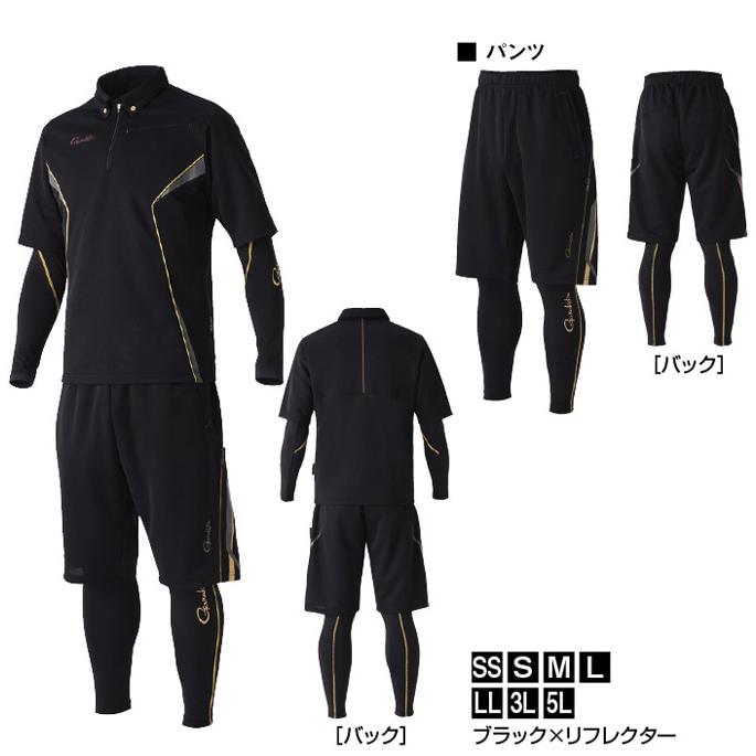 Gamakatsu アクティブクールスーツ LLサイズ ブラック がまかつ