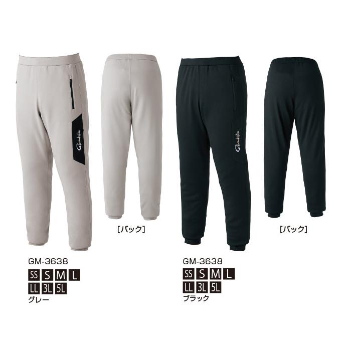 期間限定 最安値挑戦 Gm 3638 スウェットパンツ がまかつ スッキリシルエット ブラック 春夏新製品 年 Ll フィッシングウエア Oyostate Gov Ng