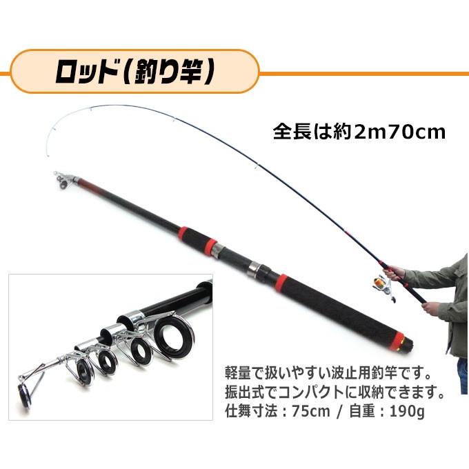 誰でも簡単! サビキ釣り入門セット 270 (セット内容:竿/2.7m 誰でも簡単! サビキ釣り入門セット 270 (セット内容:竿/2.7m
