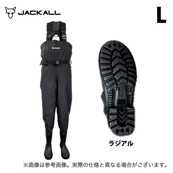 ジャッカル ブリーザブルシークウェーダー (R) L 26-26.5cm JACKALL（ジャッカル） ブリーザブルシークウェーダー ラジアル (L 26
