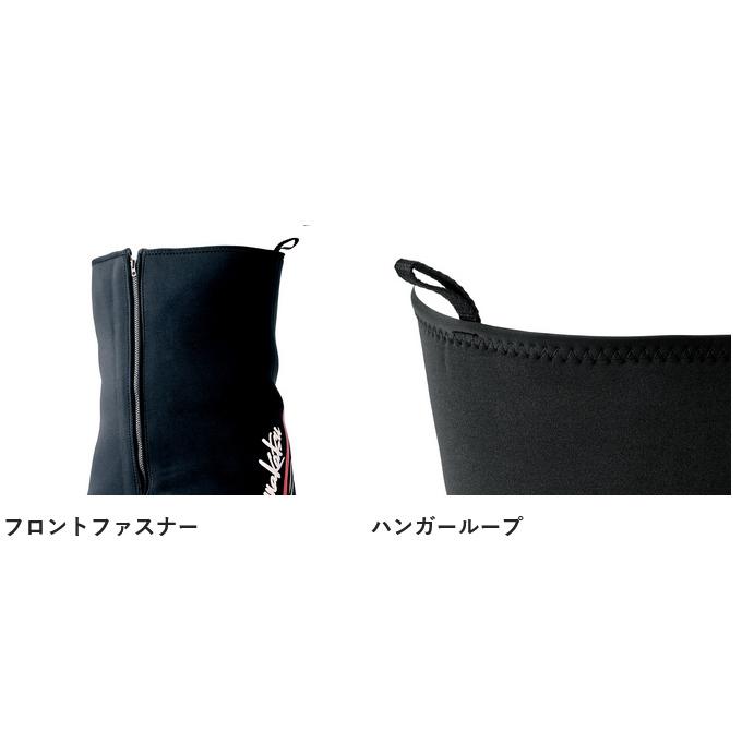 【取り寄せ商品】 がまかつ GM5824 (ML／ブラック) ドライアンダー(3mm厚) (鮎タイツ・鮎用品) /Gamakatsu /2024年鮎カタログ製品 /(c) 【Σ01】_4