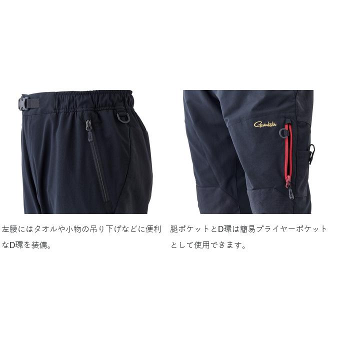 【取り寄せ商品】 がまかつ GM3719 (L／ブラック×レッド) HDフィッシングパンツ (フィッシングウェア／2023年秋冬モデル) /23AW /(c) 【Σ01】_4