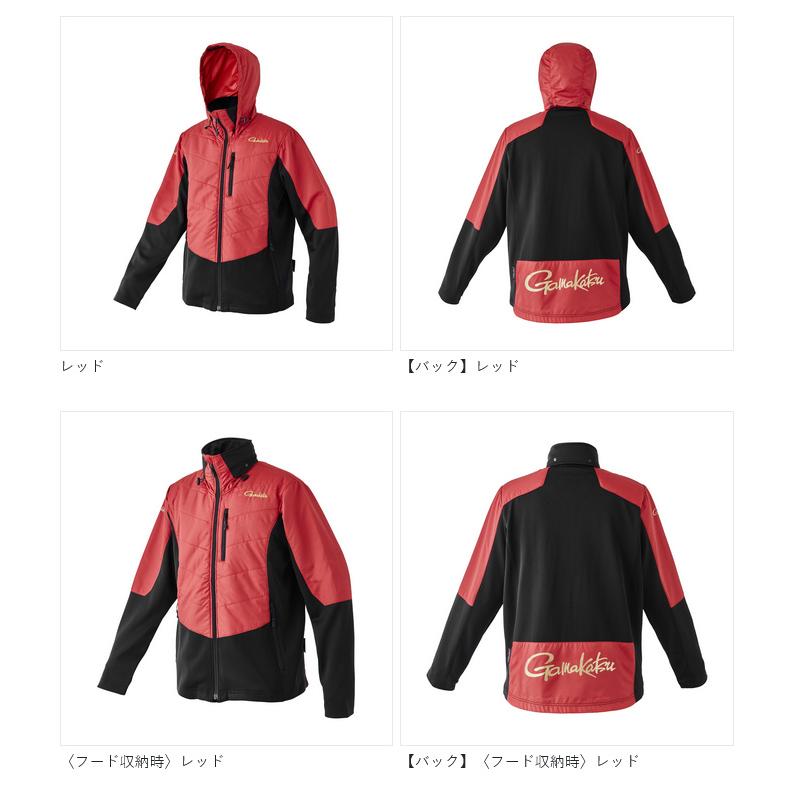 がまかつ　アクティブインシュレーションパーカーM Gamakatsu（がまかつ） 【取り寄せ商品】 GM3716 (ブラック／M