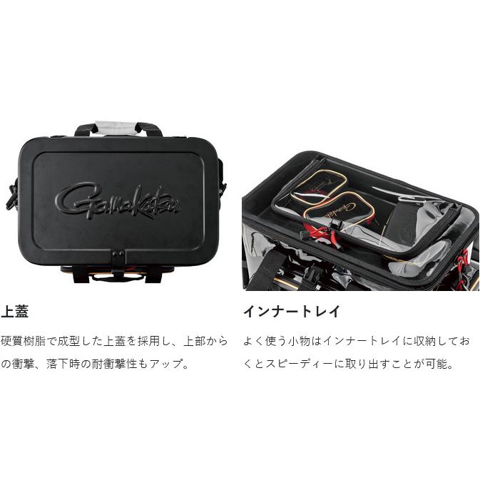 【取り寄せ商品】 がまかつ GB398 (M・ブラック／28L) がま磯 タックルバッグ28 (鞄・バッグ／2024年秋冬モデル) /28リットル /がま磯 /Gamakatsu /(c) 【Σ03】_6