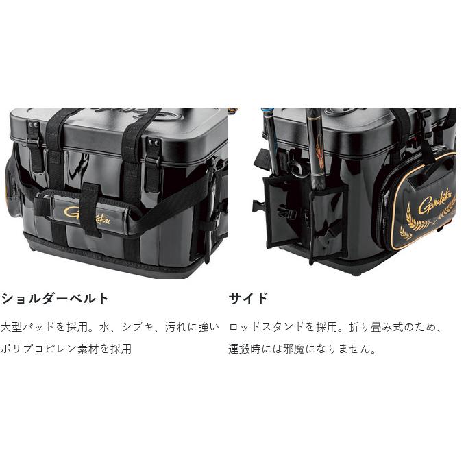 【取り寄せ商品】 がまかつ GB398 (M・ブラック／28L) がま磯 タックルバッグ28 (鞄・バッグ／2024年秋冬モデル) /28リットル /がま磯 /Gamakatsu /(c) 【Σ03】_8