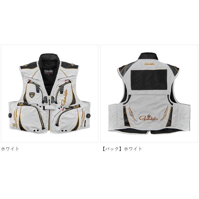 Gamakatsu - 【取り寄せ商いもの】 がまかつ GM2330 (L／白いこと) アルテマシールドプロ ショートハーフメッシュベスト (フィッシングベスト／2025年春夏ひな型) /(c) 【Σ02】
