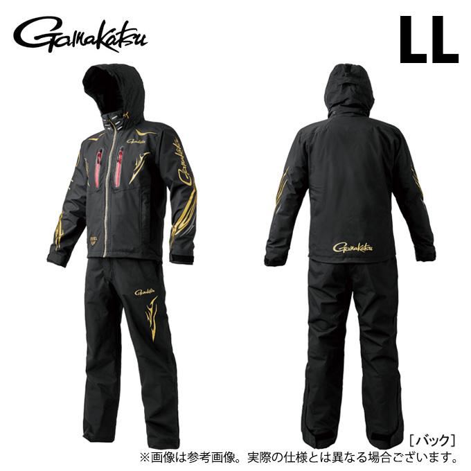 Gamakatsu フィッシングスーツ(上下セット) ブラック/ゴールド Gamakatsu フィッシングスーツ(上下セット) ブラック/ゴールド