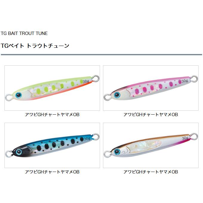 【目玉商品】 ダイワ TGベイト トラウトチューン 30g (アワビワカサギ) アワビ貼りカラー/タングステンメタルジグ /(5)｜f-marunishiweb2nd｜02