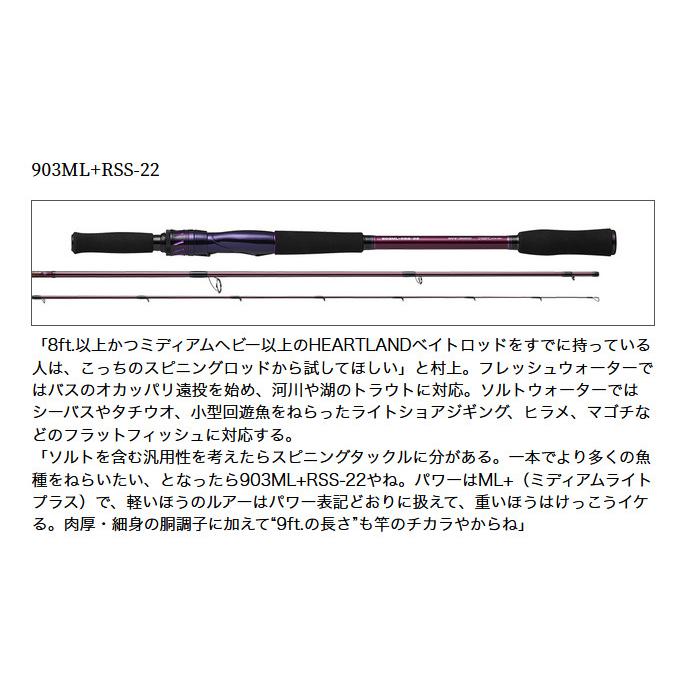 DAIWA(釣り) ダイワ ハートランド リベラリスト 903ML+RSS-22 DAIWA(釣り) ダイワ ハートランド リベラリスト 903ML+RSS-22