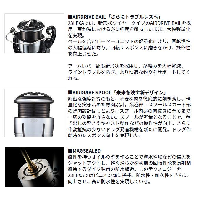 DAIWA（ダイワ） 【目玉商品】ダイワ 23 LEXA レグザ LT3000 (2023年
