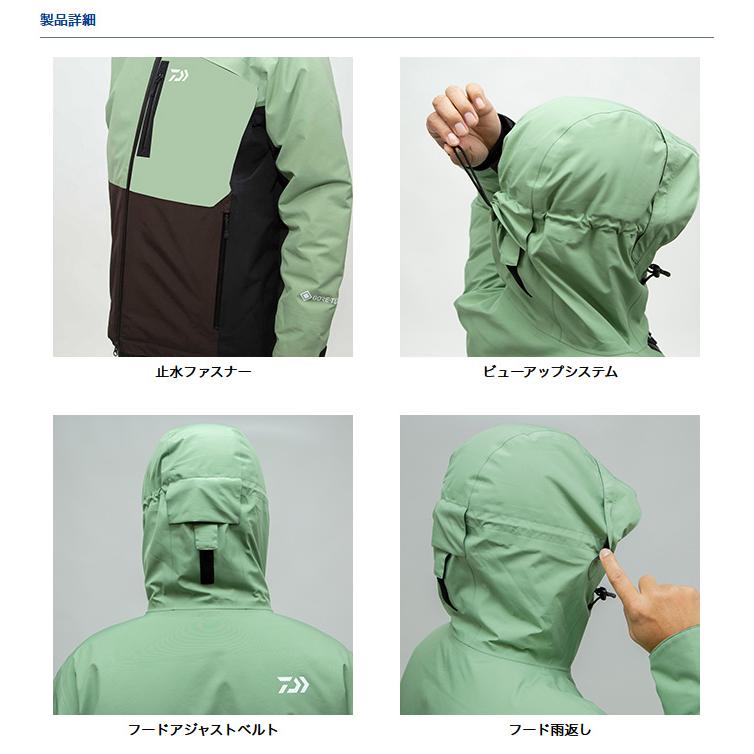 ダイワ　防寒着　DW1922 GORE-TEX サイズ上下Ｌ　美品！ DAIWA（ダイワ） 【取り寄せ商品】 DW-1922 (ピーグリーン／2XL
