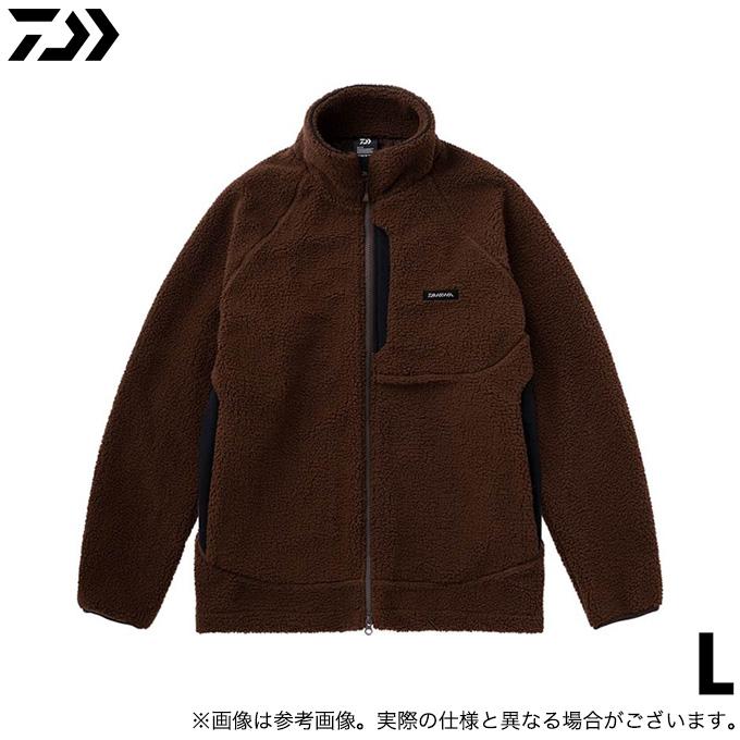 【極美品】ダイワ エアリーフリースジャケット ボアフリース DAIWA（ダイワ） 【目玉商品】ダイワ DJ-5922 (ブラウン／L) ボア