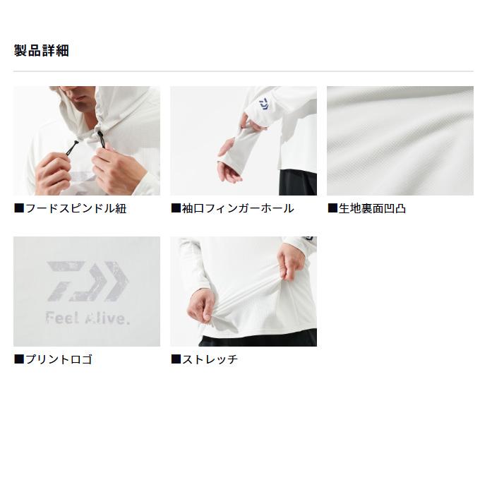 DAIWA（ダイワ） DE-3525 Feel Alive. ドライフーディー (ブラック／XL
