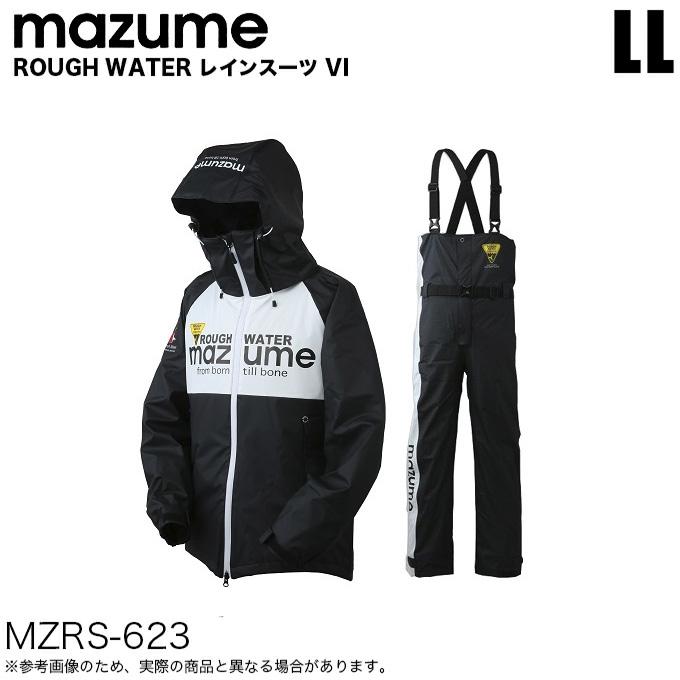 mazume マズメ ROUGH WATER レインスーツ VI MZRS-623 (ブラック