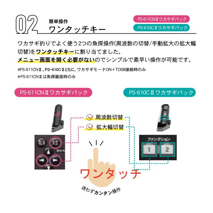 HONDEX（ホンデックス） PS-610CII ワカサギパック (PS-610CII-WP 