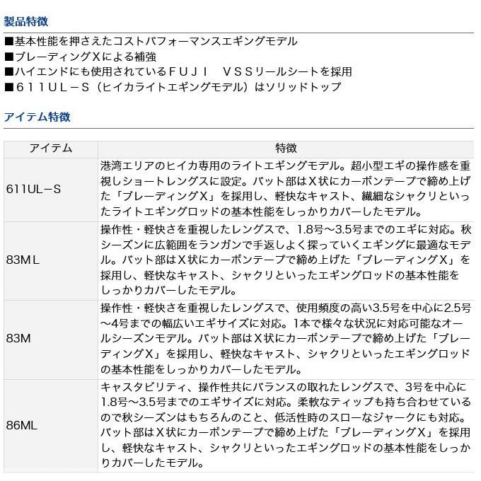 DAIWA（ダイワ） 【目玉商品】ダイワ エメラルダス X 86M (2019年
