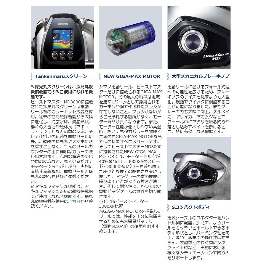 シマノ 20 ビーストマスター MD 3000 (電動リール) 2020年モデル シマノ 20 ビーストマスター MD 3000 (電動リール) 2020年モデル
