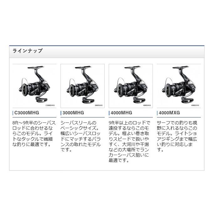 【目玉商品】シマノ 20 エクスセンス BB C3000MHG (2020年モデル) スピニングリール/シーバス /(5)｜f-marunishiweb2nd｜04