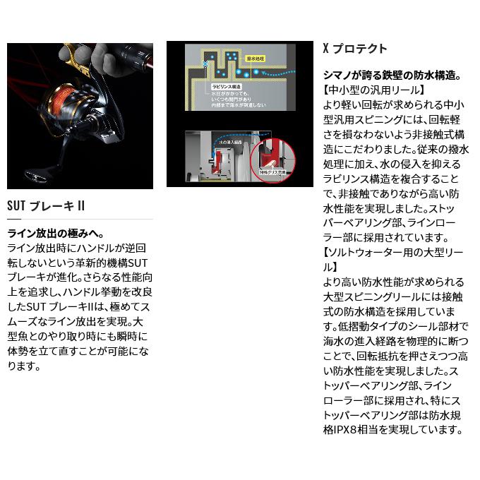 シマノ（SHIMANO） 21 BB-X テクニウム 2500DXG S R (右ハンドル