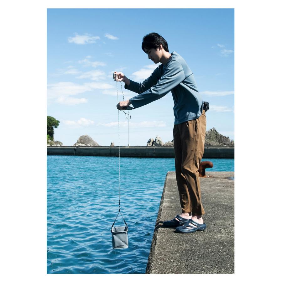 シマノ BK-002X (グレー) ポケッタブル水汲みバッカン (水汲み