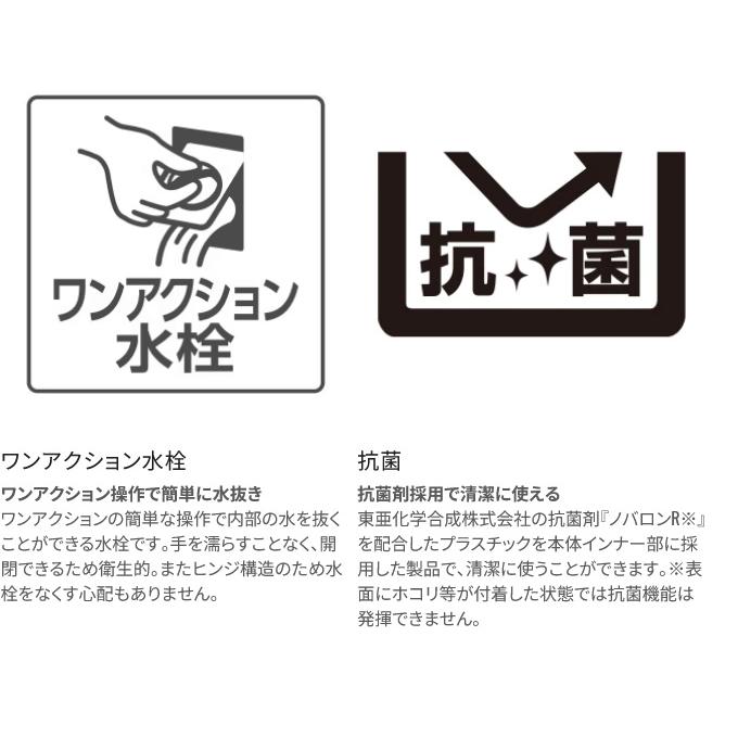 (7)シマノ スペーザ ベイシス 25L キャスター (NS-D25Y) ネイビー (クーラーボックス) /25リットル 【Σ04】の画像