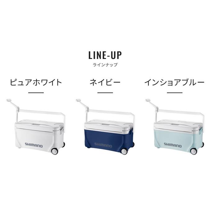 (7)シマノ スペーザ ベイシス 25L キャスター (NS-D25Y) ネイビー (クーラーボックス) /25リットル 【Σ04】の画像