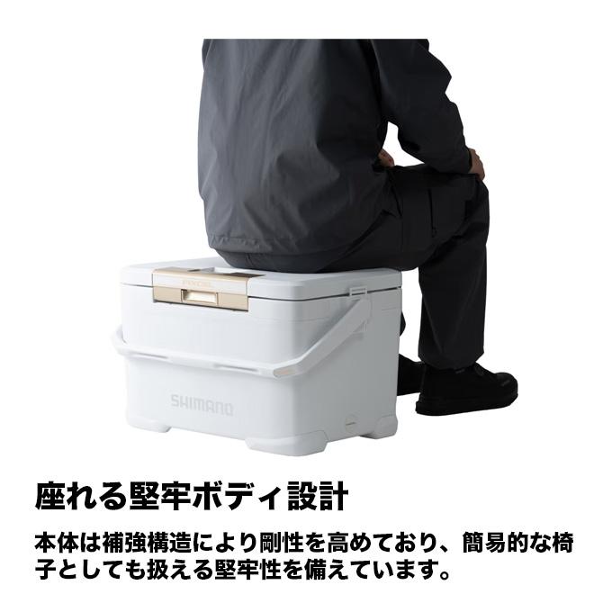 (7)シマノ NF-430Z フィクセル TD 30L (カラー：パールホワイト) クーラーボックス 【Σ04】の画像
