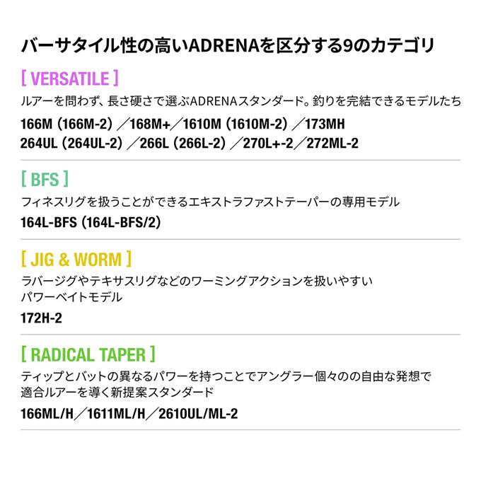 シマノ 24 ポイズン アドレナ 266L-2 (スピニングモデル) 2 シマノ 24 ポイズン アドレナ 266L-2 (スピニングモデル) 2