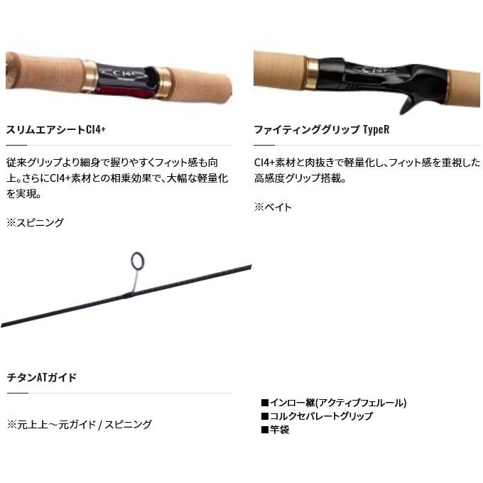 シマノ（SHIMANO） 21 カーディフ AX S62XUL-F (2021年モデル