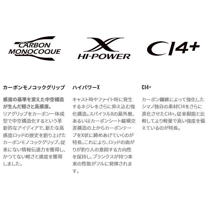 シマノ 22 ワールドシャウラ エクステンションバットBG Type C シマノ 22 ワールドシャウラ エクステンションバットBG Type C