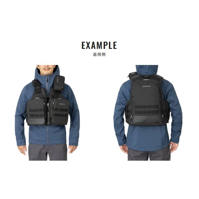 シマノ（SHIMANO） VF-274W (ストームグレー／XL) アクトゲームベスト