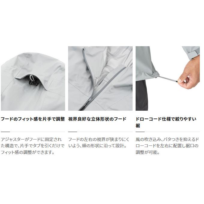 シマノ RA-023W (M／グレー) アングラーズシェル ジャケット 01 (フィッシングウェア／2023年春夏モデル) /23SS /(5) RA 023W アングラーズシェル ジャケット