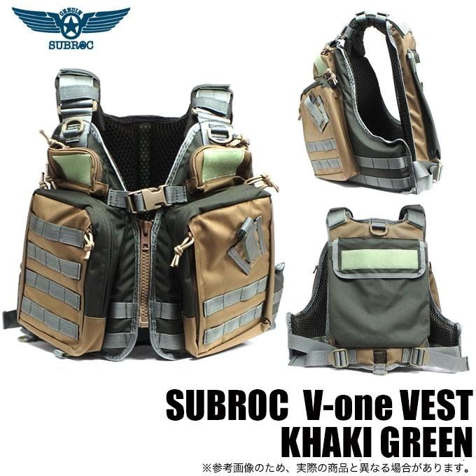 サブロック SUBROC V-ONE ゲームベスト 東邦産業 サブロック V-one VEST (カラー：カーキ×グリーン