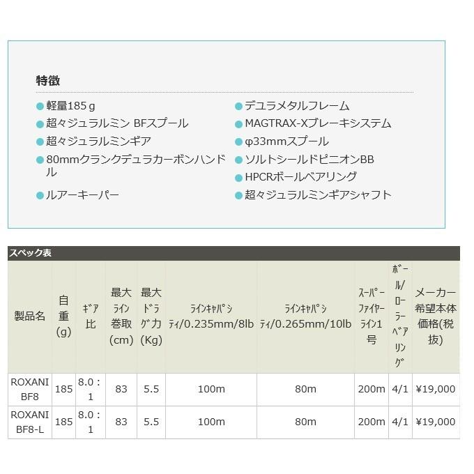 Abu Garcia（アブガルシア） 【取り寄せ商品】 ロキサーニBF8-L (左