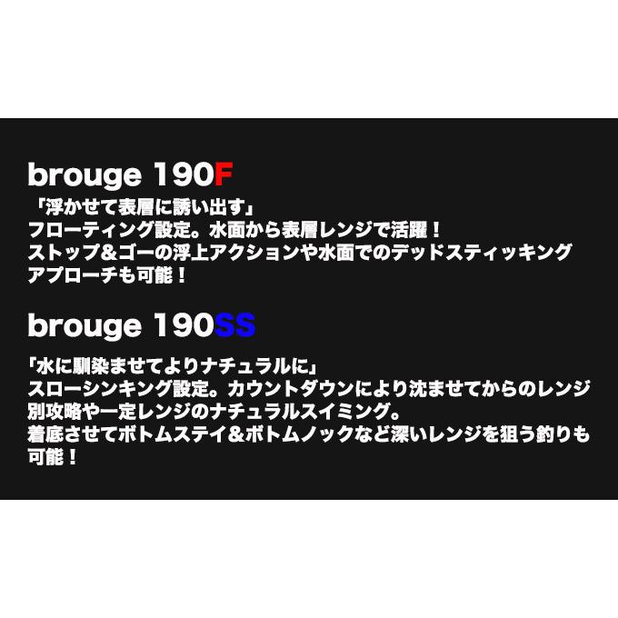 ヒフミクリエイティング ブルージュ 190 SS (タイプ：SS スローシンキング) 約190mm/45g /ビッグベイト /(5) 【Σ01】 |  | 04