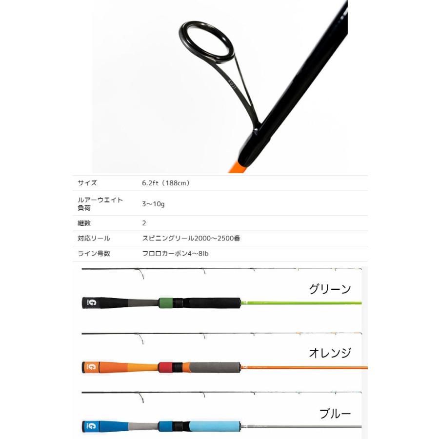 3667　スピニングロッド GD-S62L-2PC JACKALL ジャッカル グッドロッド GD-S62L-2PC (汎用2ピース
