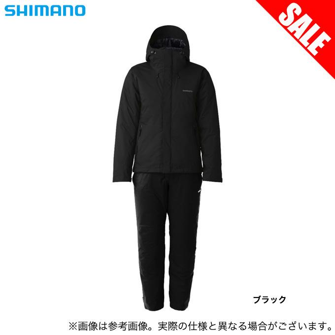 シマノ RA-001U ブラック Mサイズ レインギアスーツ01 シマノ RA-001U ブラック Mサイズ レインギアスーツ01【50％OFF