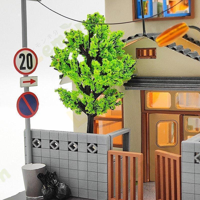 値下げ】ドールハウス ミニチュアハウス 和風 手作りキット DIY