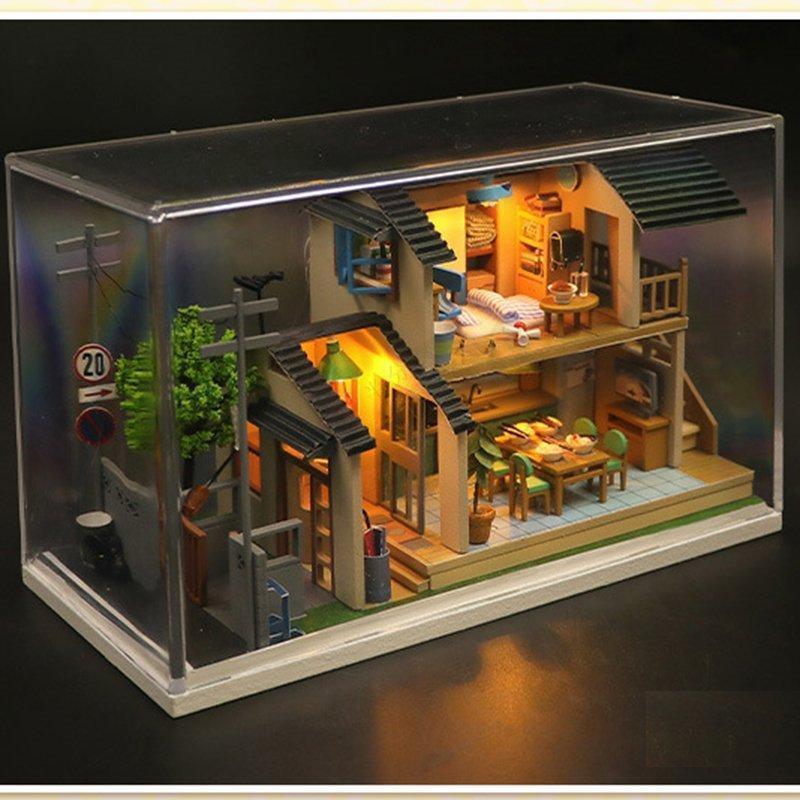 値下げ】ドールハウス ミニチュアハウス 和風 手作りキット DIY