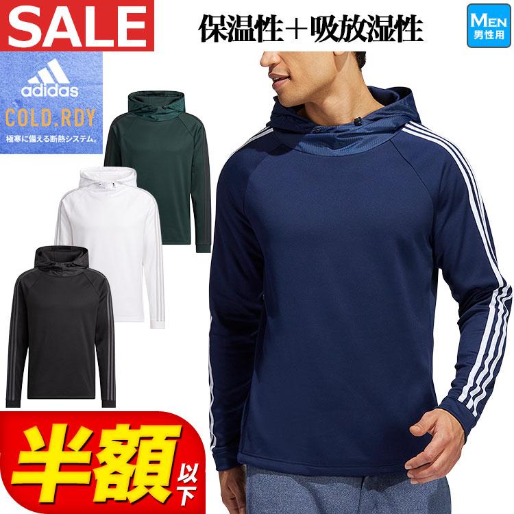 【美品】 ゴルフフーディー COLD.RDY プルオーバー フーディ COLD. RDY プルオーバー 長袖フーディー【adidas Golf/アディダス