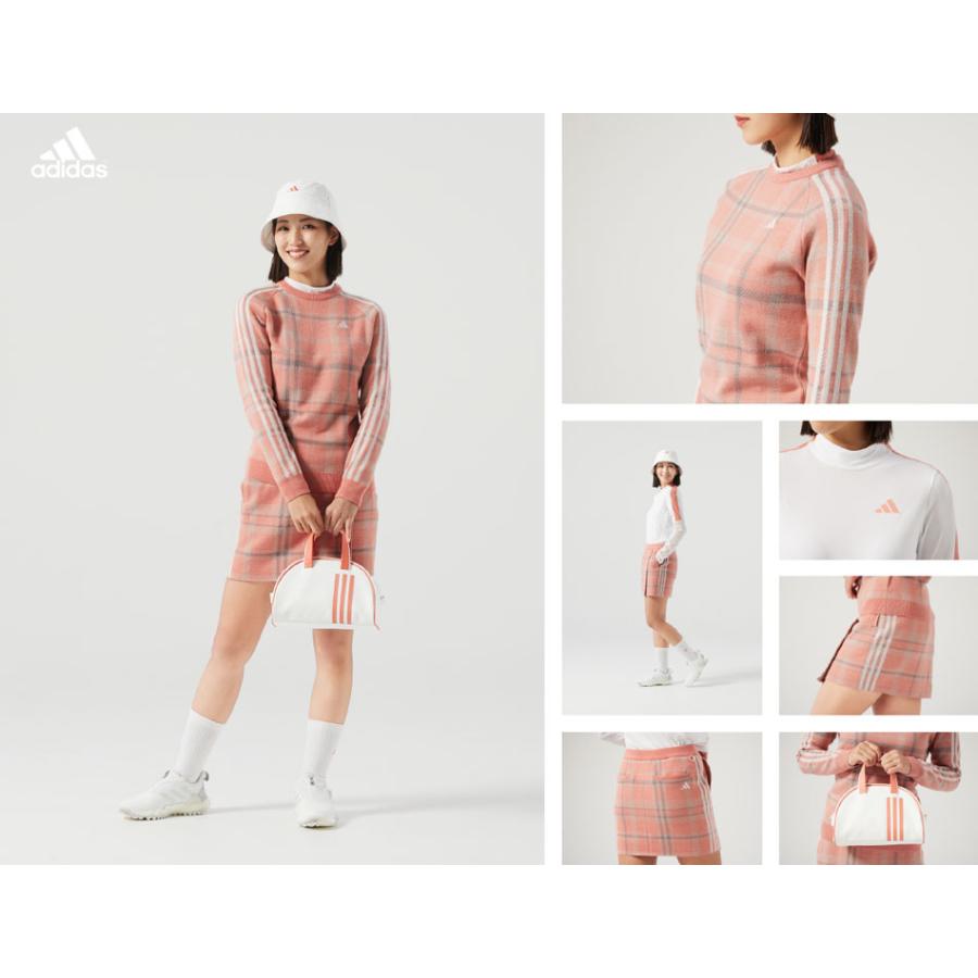 adidas アディダス ゴルフウェア MKS40 タータンチェック クルー adidas アディダス ゴルフウェア MKS40 タータンチェック クルー