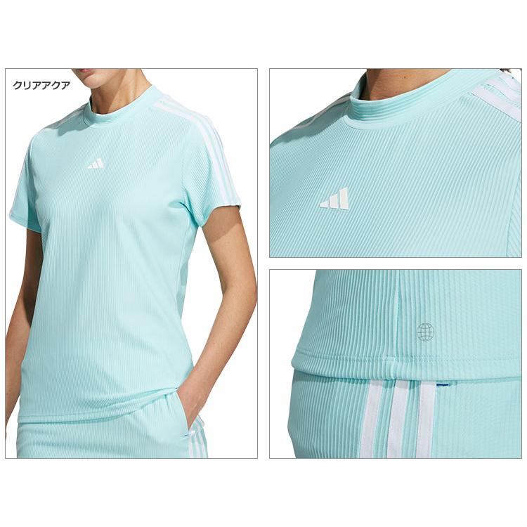 adidas アディダス ゴルフウェア NMJ69 スリーストライプス 半袖 adidas アディダス ゴルフウェア NMJ69 スリーストライプス 半袖