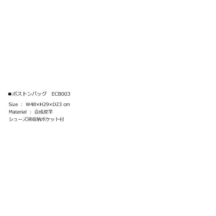 ecco（エコー） ゴルフ ECB003 ボストンバッグ : F-NET GOLF Yahoo!店