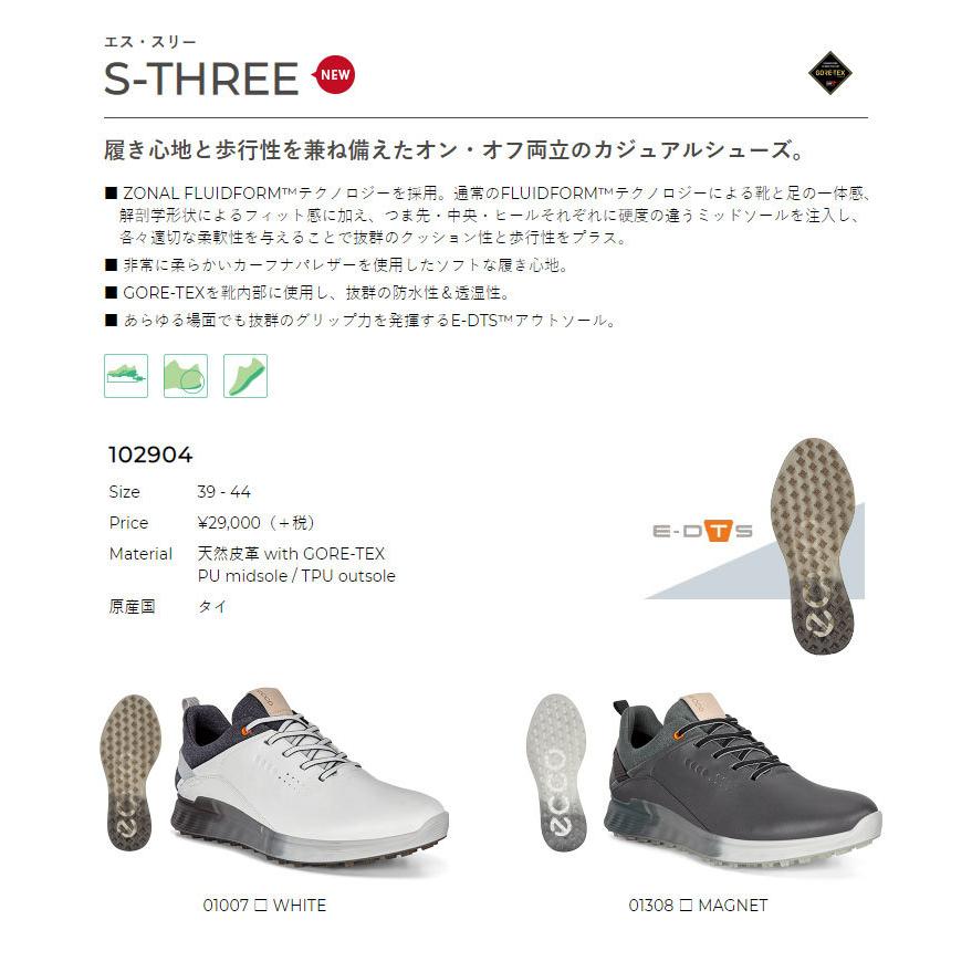 ecco ECCO エコー ゴルフシューズ 102904 M S-Three エス ecco ECCO エコー ゴルフシューズ 102904 M S-Three エス