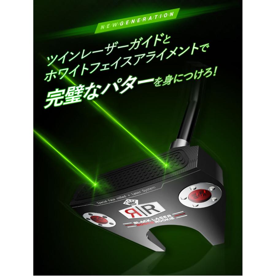 ROOKIE ROOKIE】 BLACK LASER PUTTER ブラックレーザーパター