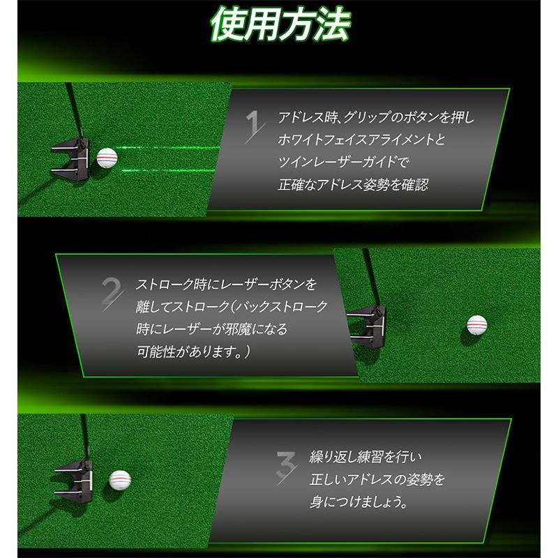 ROOKIE ROOKIE】 BLACK LASER PUTTER ブラックレーザーパター