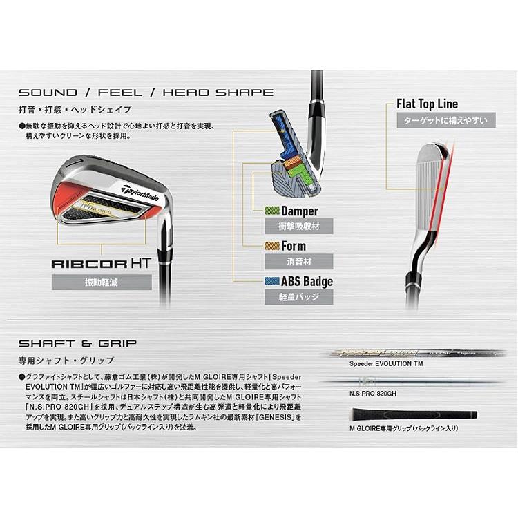 TaylorMade（テーラーメイド） ゴルフ M GLOIRE IRONS エム グローレ 