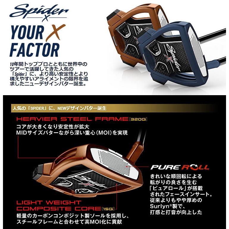 TaylorMade テーラーメイド ゴルフ SPIDER X COPPER/WH TaylorMade テーラーメイド ゴルフ SPIDER X COPPER/WH