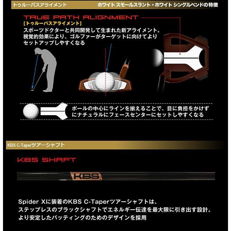 TaylorMade テーラーメイド ゴルフ SPIDER X COPPER/WH TaylorMade テーラーメイド ゴルフ SPIDER X COPPER/WH