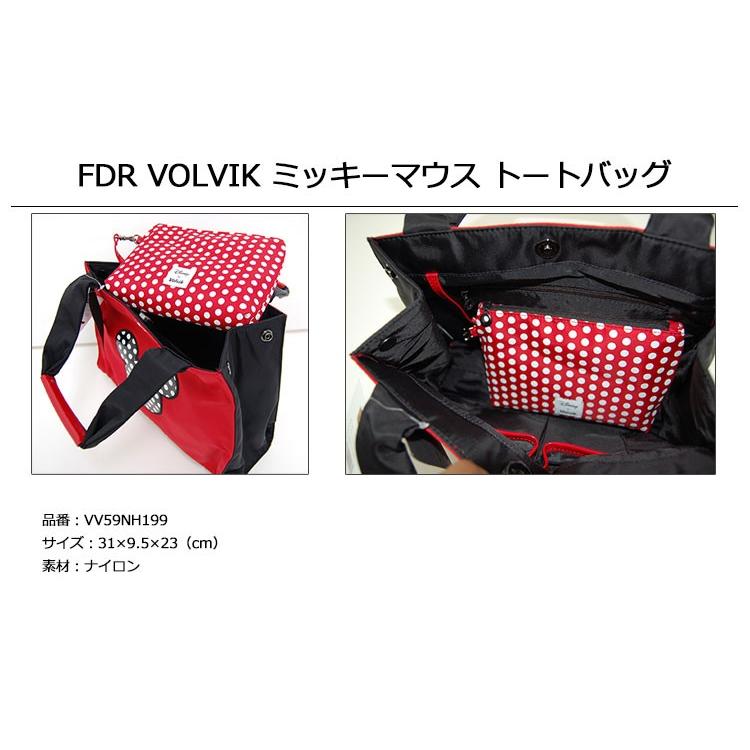 Disney ディズニーコラボ VV59NH199 ミッキーマウス トートバッグの画像